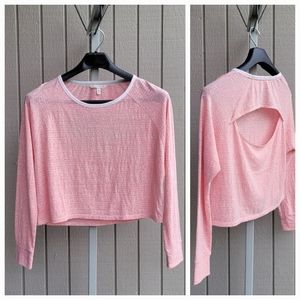 Victoria's Secret | Split Back Active Tee Pink like new Small EUC
